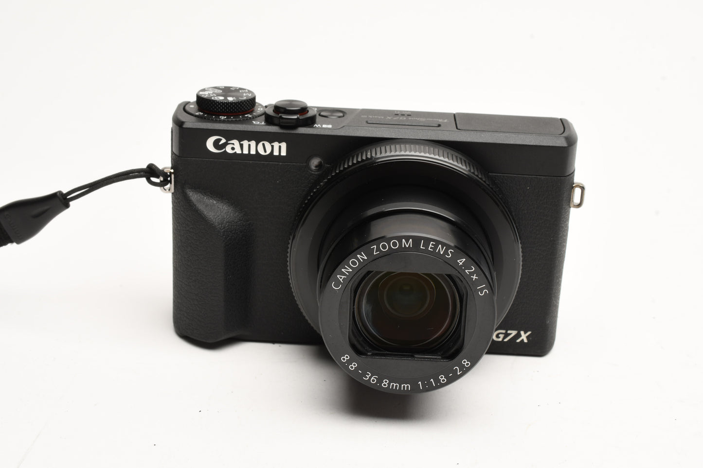 Canon G7x III 20.2MP Digital Point&Shoot camera, batt+charger+rubber shell, Mint-