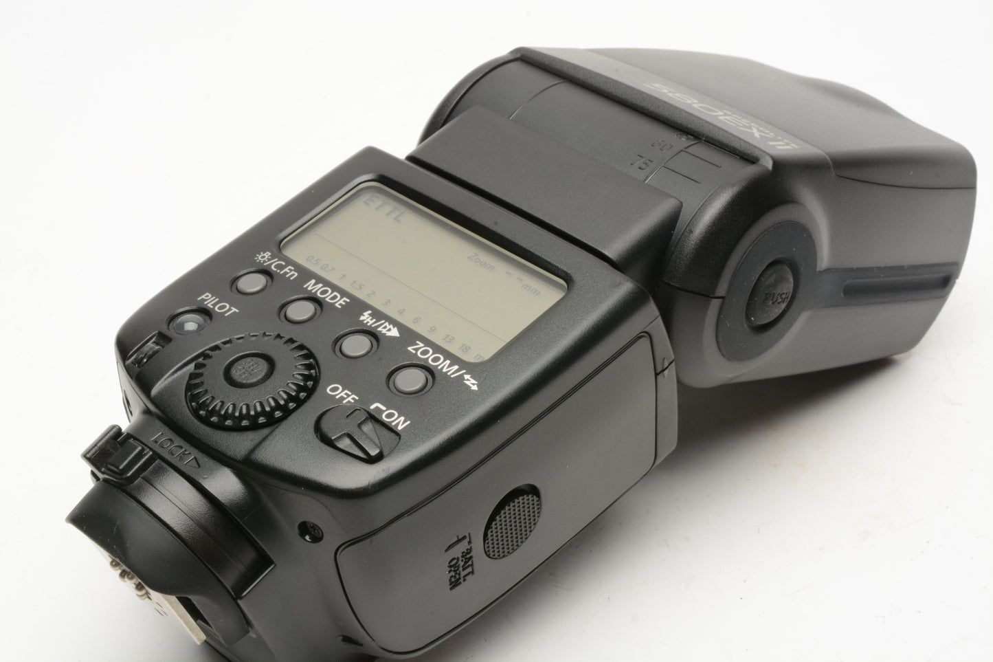 Canon 580EX II Speedlite flash, very clean, gently used w/case +stand, Great!