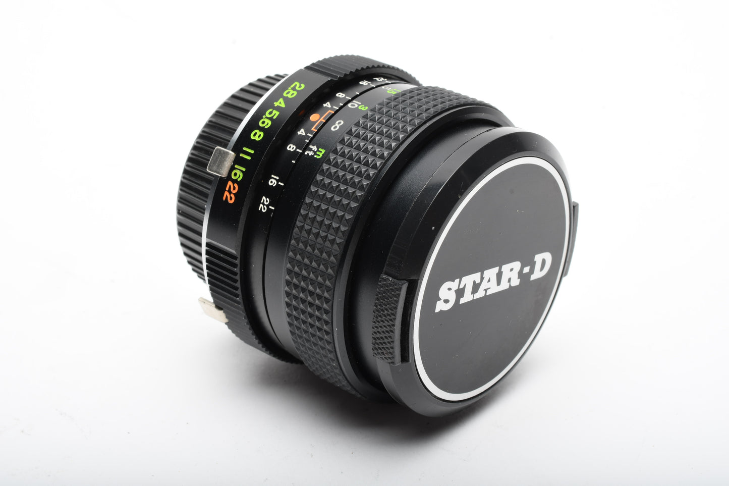 Star-D MC 28mm f2.8 wide lens for Minolta MD Mount + Caps