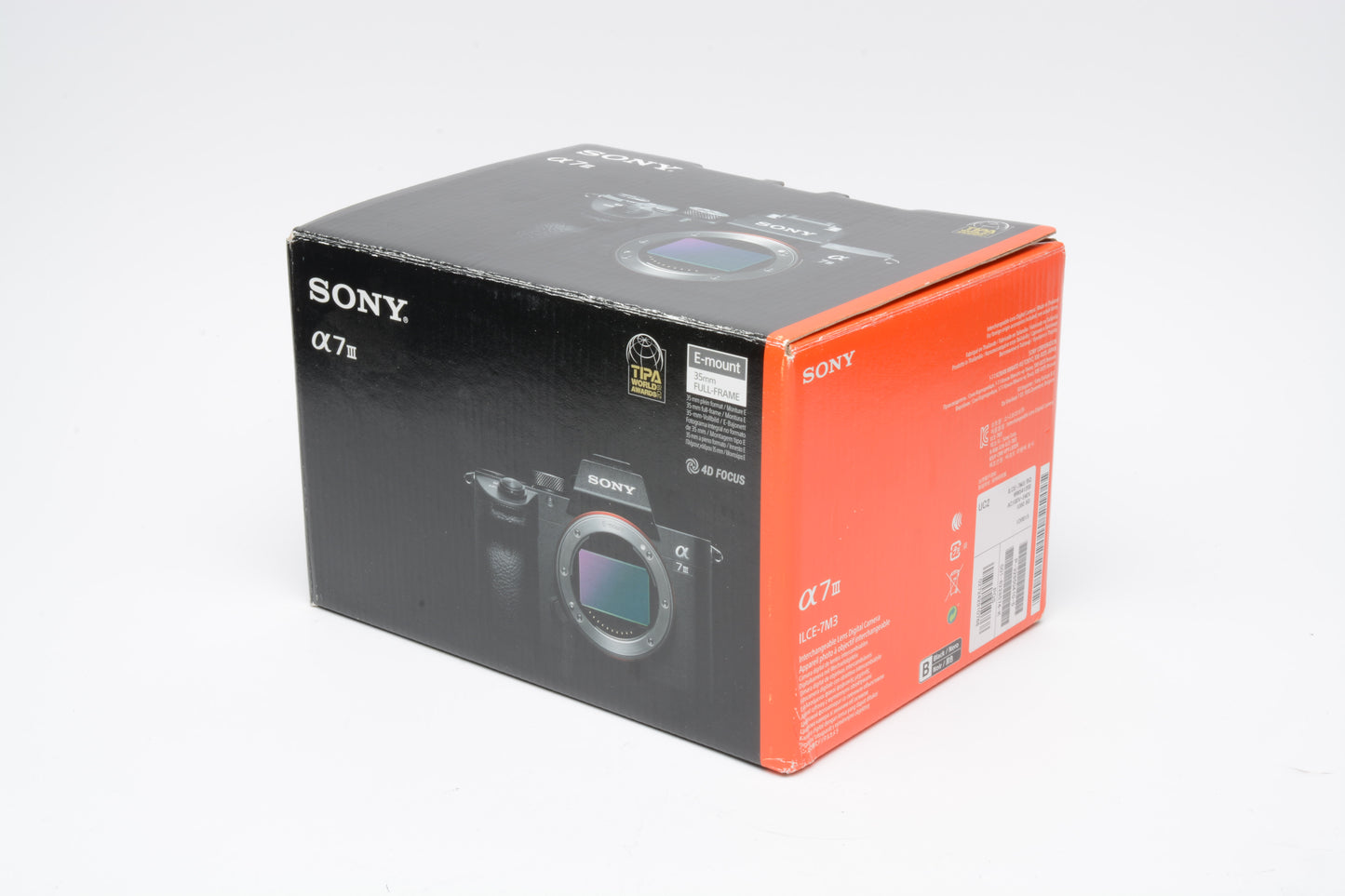 Sony A7 III Mirrorless Body, Exc+++, Boxed, Only 9887 Acts! (USA Version) w/2Batts