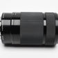 Sony 55-210mm f4.5-6.3 E OSS zoom lens (Black), Hood, UV, Nice!