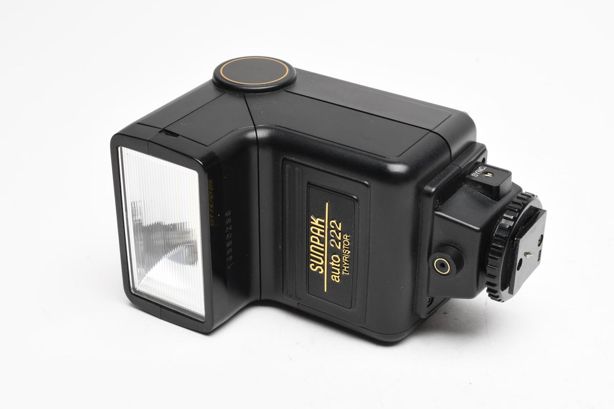 Sunpak Auto 222 Thyristor compact flash, very clean, Tested