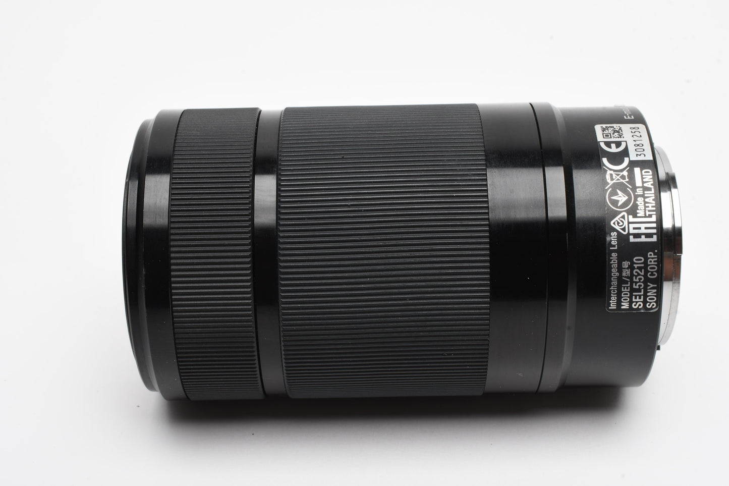 Sony 55-210mm f4.5-6.3 E OSS zoom lens (Black), Hood, UV, Nice!