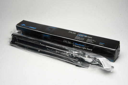 Flashpoint FPLS6 7' 3 Section Lightstand, In Box, Nice!