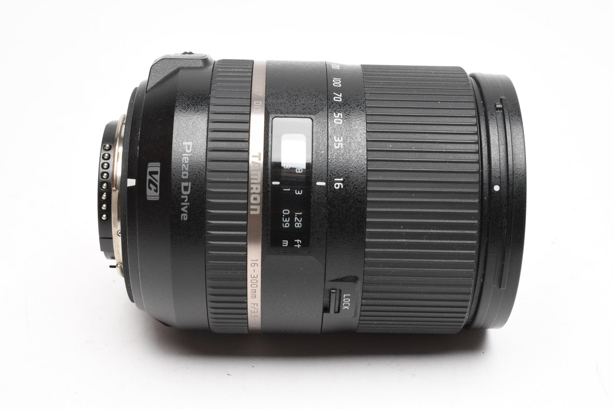 Tamron 16-300mm f3.5-6.3 PZD VC Di II zoom lens for Nikon F-Mount w/Caps