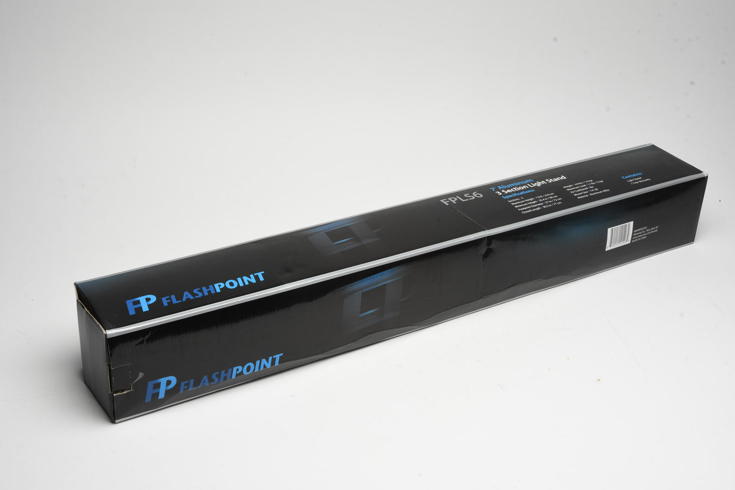 Flashpoint FPLS6 7' 3 Section Lightstand, In Box, Nice!