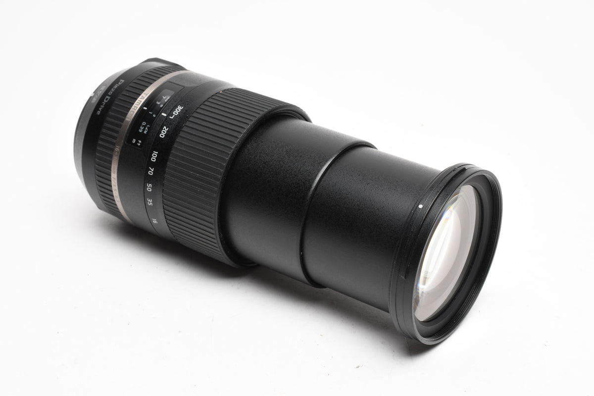 Tamron 16-300mm f3.5-6.3 PZD VC Di II zoom lens for Nikon F-Mount w/Caps