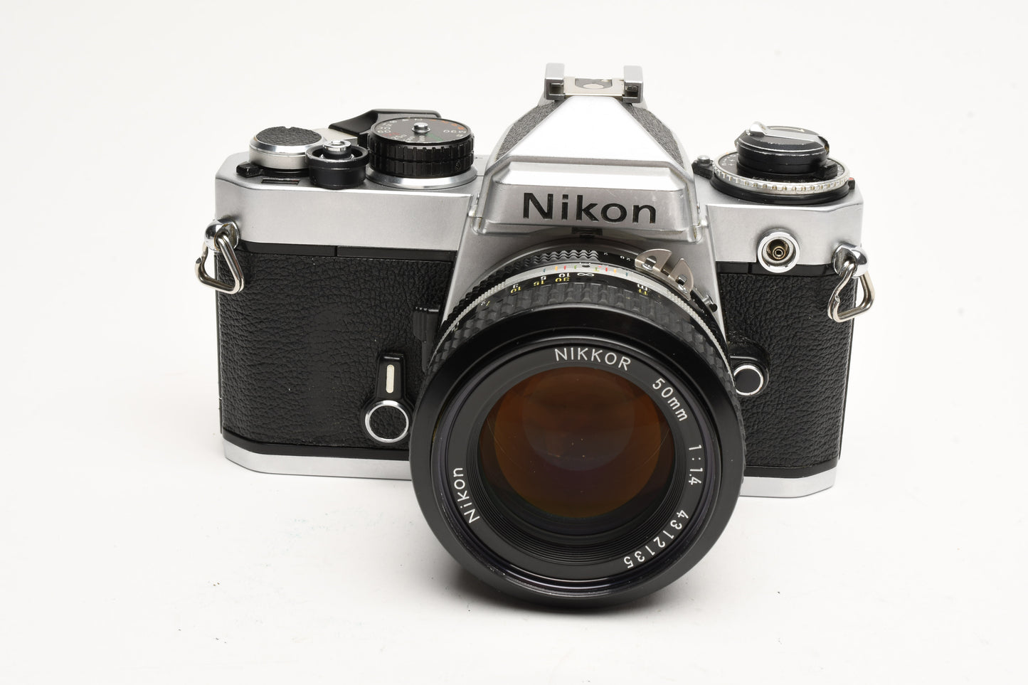 Nikon FE 35mm SLR w/50mm f1.4, New Seals, UV, +Manual, Great!