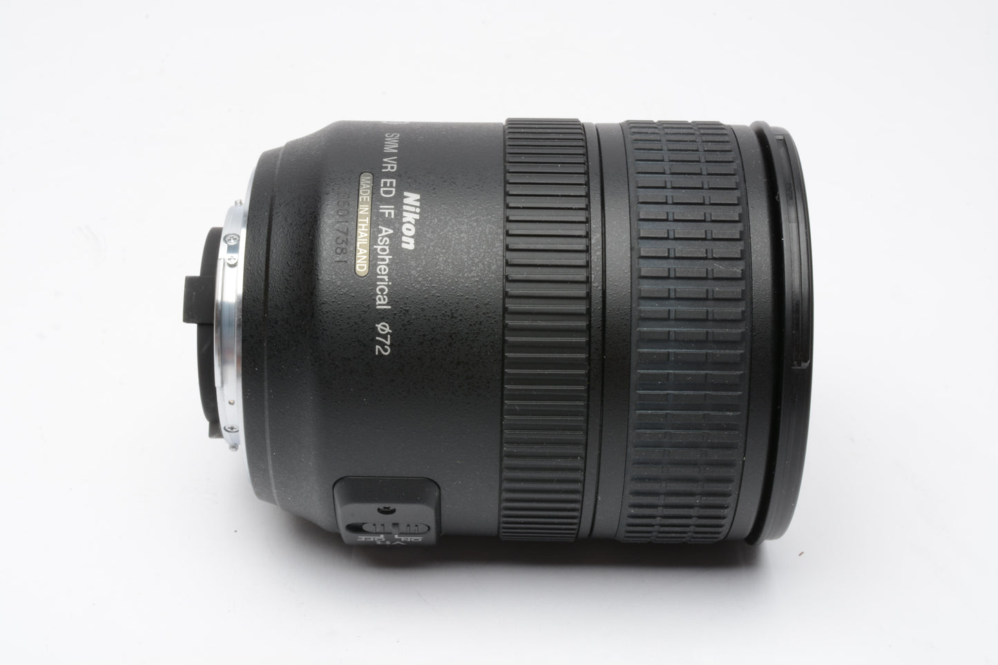 Nikon AF-S Nikkor 24-120mm F3.5-5.6G VR ED IF SWM Lens, Hood+Caps+B+W UV Mint