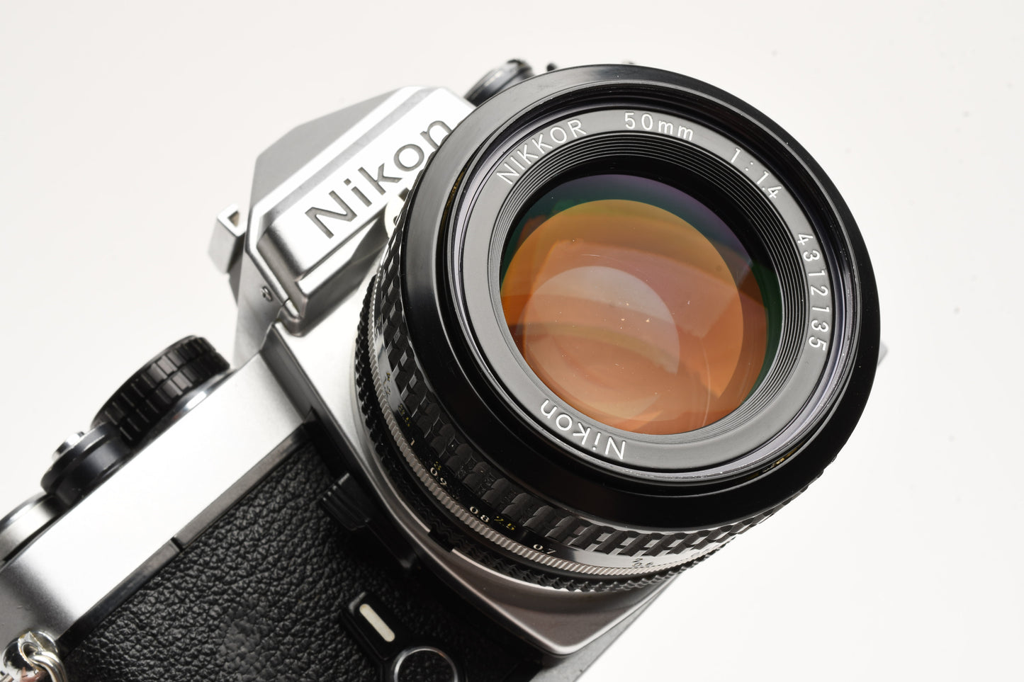 Nikon FE 35mm SLR w/50mm f1.4, New Seals, UV, +Manual, Great!