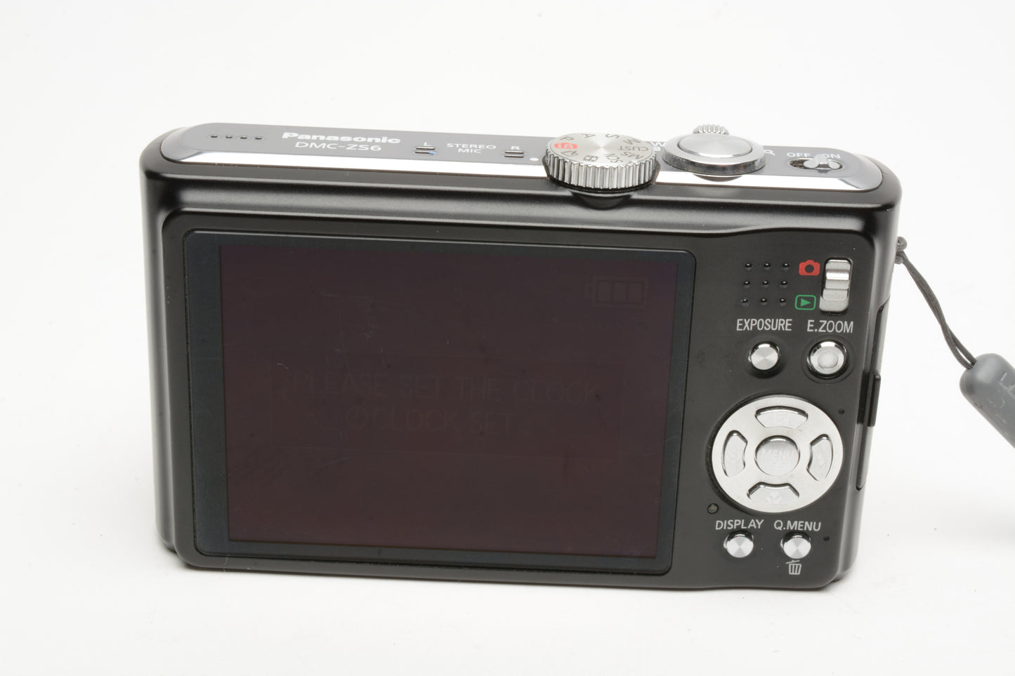 Panasonic Lumix ZS-6 12.1MP Digital Point&Shoot camera, 2batts, charger, case, Great!