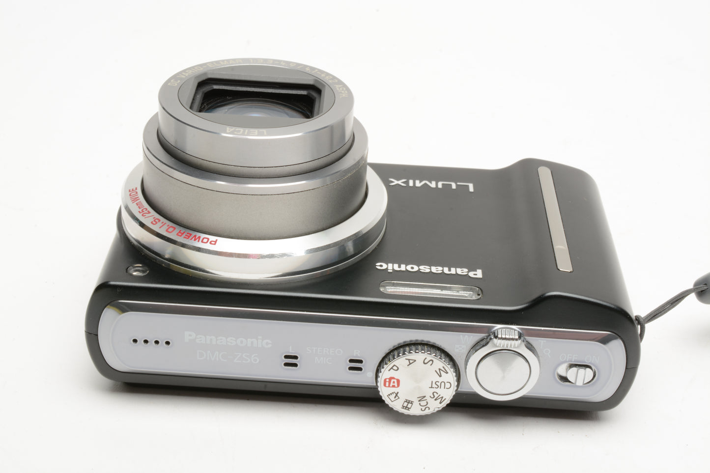 Panasonic Lumix ZS-6 12.1MP Digital Point&Shoot camera, 2batts, charger, case, Great!