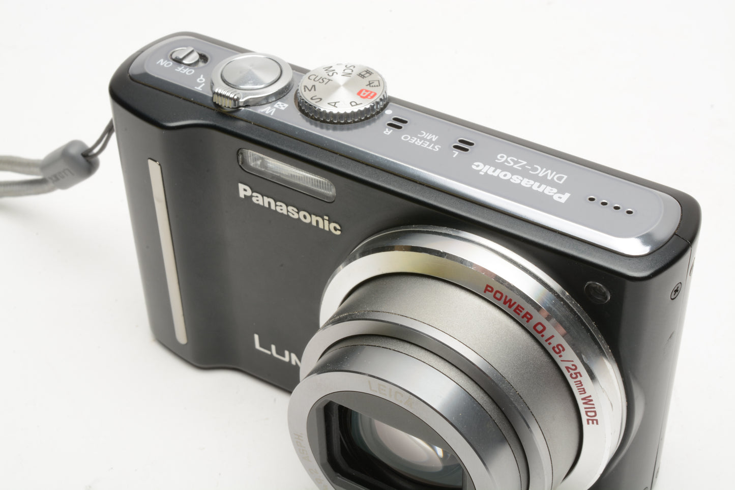 Panasonic Lumix ZS-6 12.1MP Digital Point&Shoot camera, 2batts, charger, case, Great!