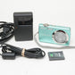 Nikon Coolpix S220 10MP Digital Point&Shoot camera (Aqua) , tested, great