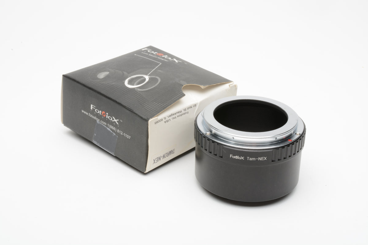 Fotodiox TAM-NEX Lens Adapter Tamron Adaptall II Lens to Sony E-Mount Adapter