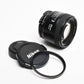 Nikon AF Nikkor 85mm F1.8D portrait lens, caps, clean and sharp! +UV