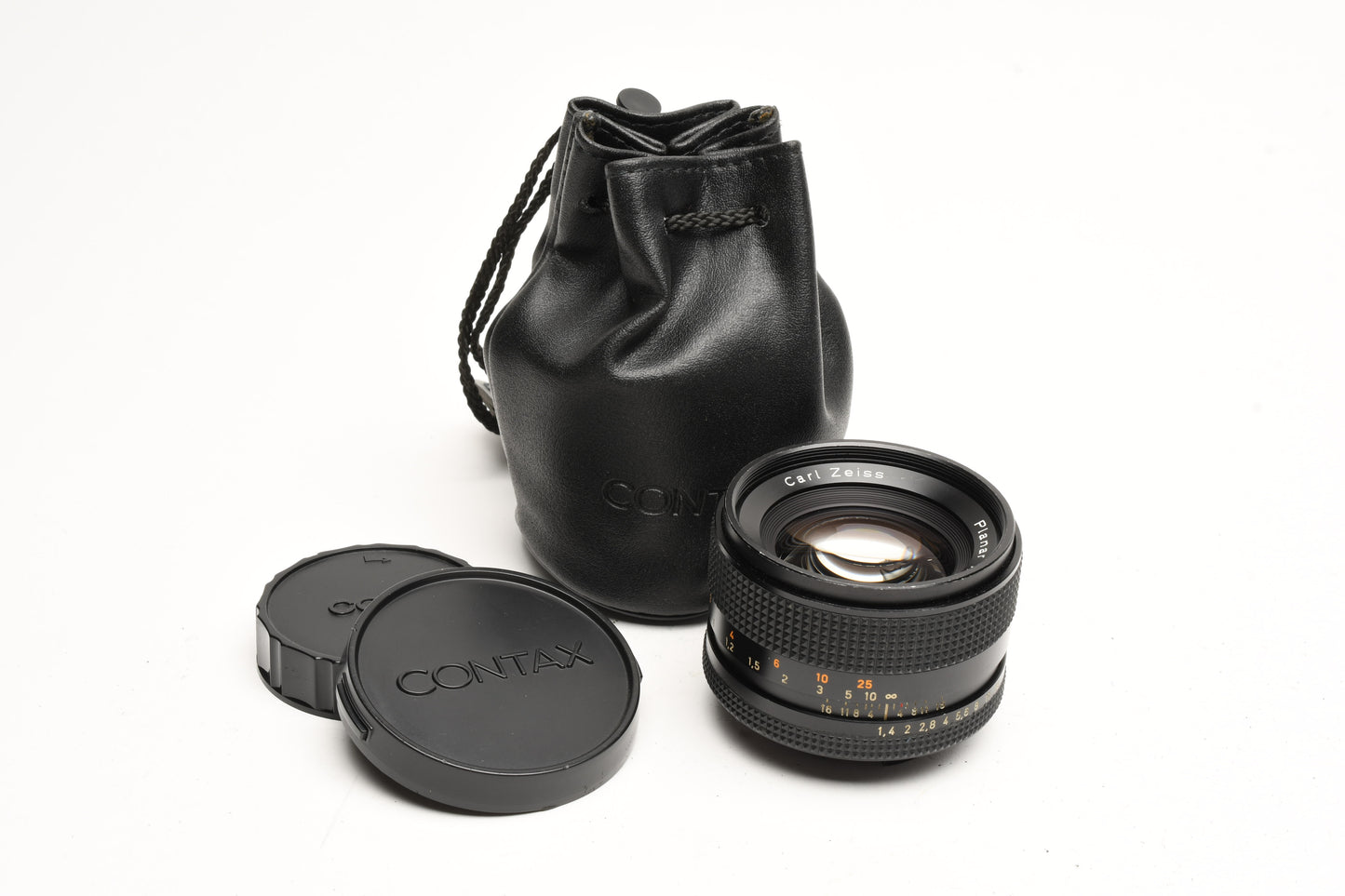 Contax Carl Zeiss Sonnar T* 50mm f1.4 Lens AEJ C/Y Mount, Sharp! +Pouch