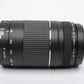 Canon EF 75-300mm f4-5.6 III Telephoto zoom lens, caps, tested, +UV