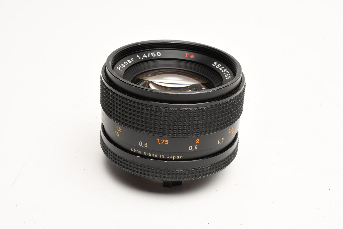 Contax Carl Zeiss Sonnar T* 50mm f1.4 Lens AEJ C/Y Mount, Sharp! +Pouch