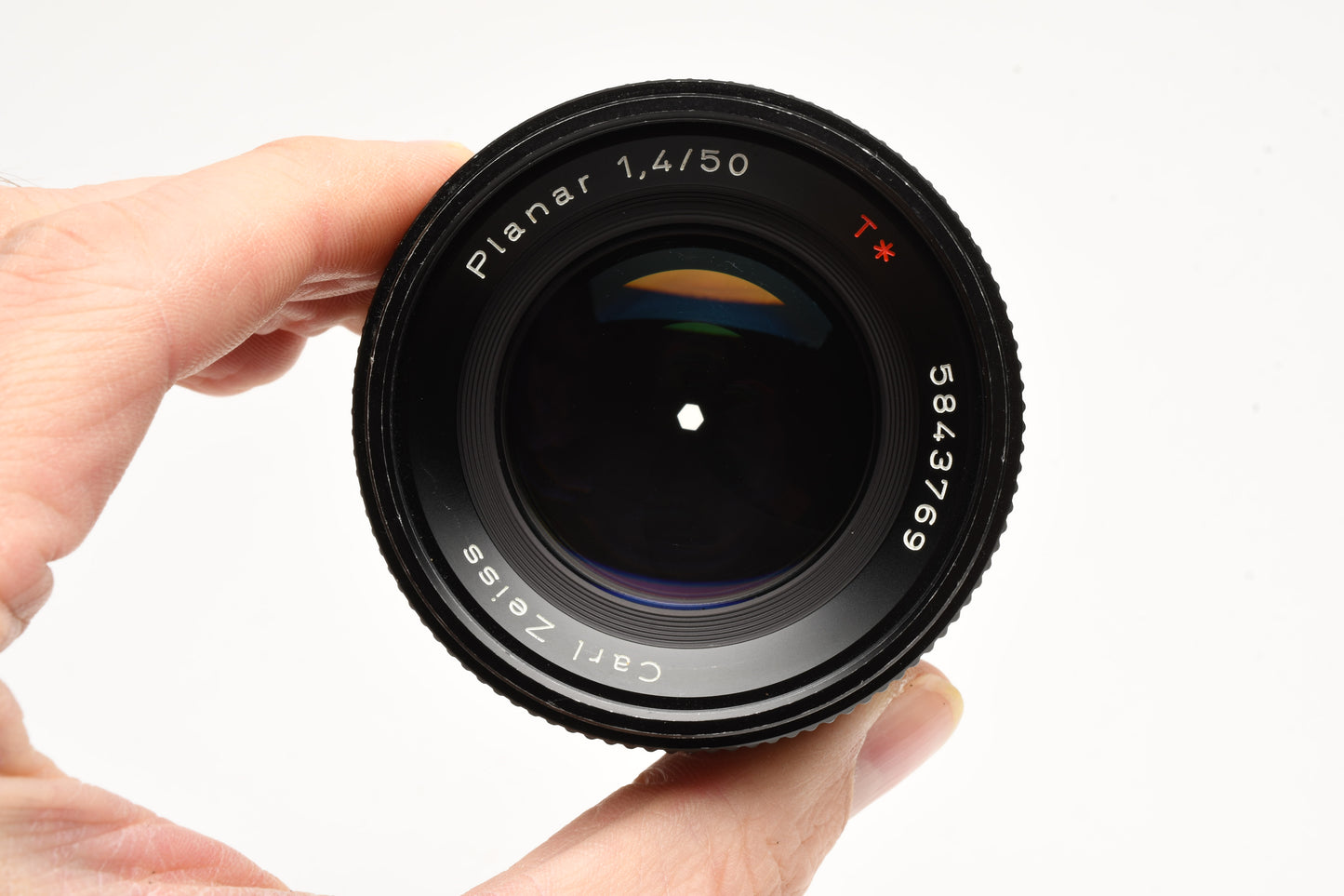 Contax Carl Zeiss Sonnar T* 50mm f1.4 Lens AEJ C/Y Mount, Sharp! +Pouch