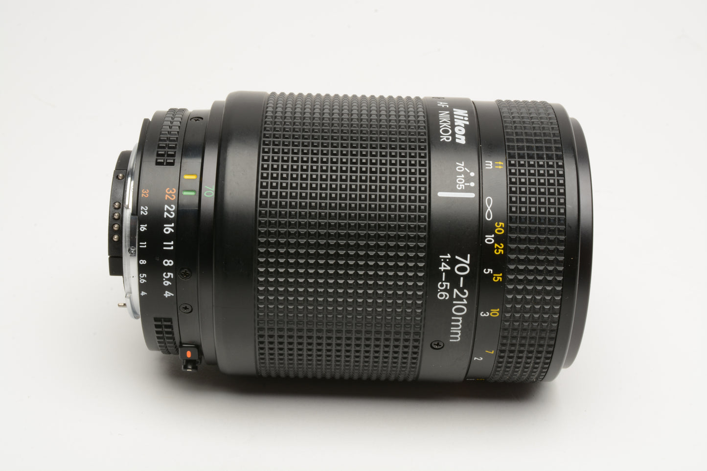 Nikon AF 70-210mm F4-5.6 zoom, very clean, UV + Manual + caps