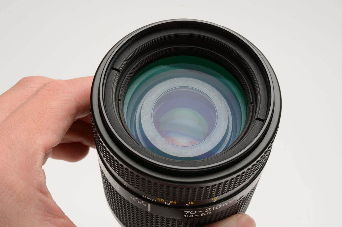 Nikon AF 70-210mm F4-5.6 zoom, very clean, UV + Manual + caps
