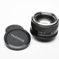 Yashica Auto Yashinon-DX 50mm f1.4 M42 Screw-Mount, Caps, Sharp!