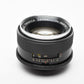Yashica Auto Yashinon-DX 50mm f1.4 M42 Screw-Mount, Caps, Sharp!