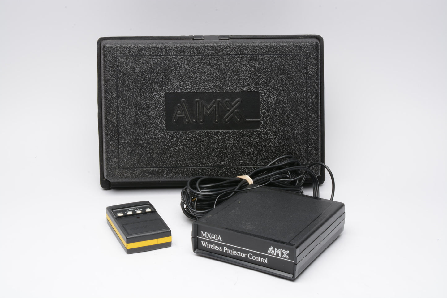 AMX MX40A Wireless Projector Control for Kodak Carousel, Case+Remote, Tested!