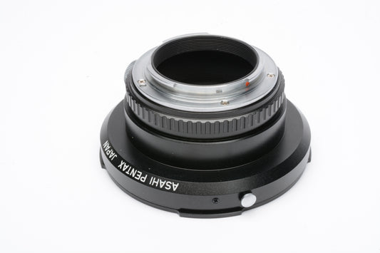 Asahi Pentax Adapter K For 67 6x7 cameras (67 lenses on K mount)