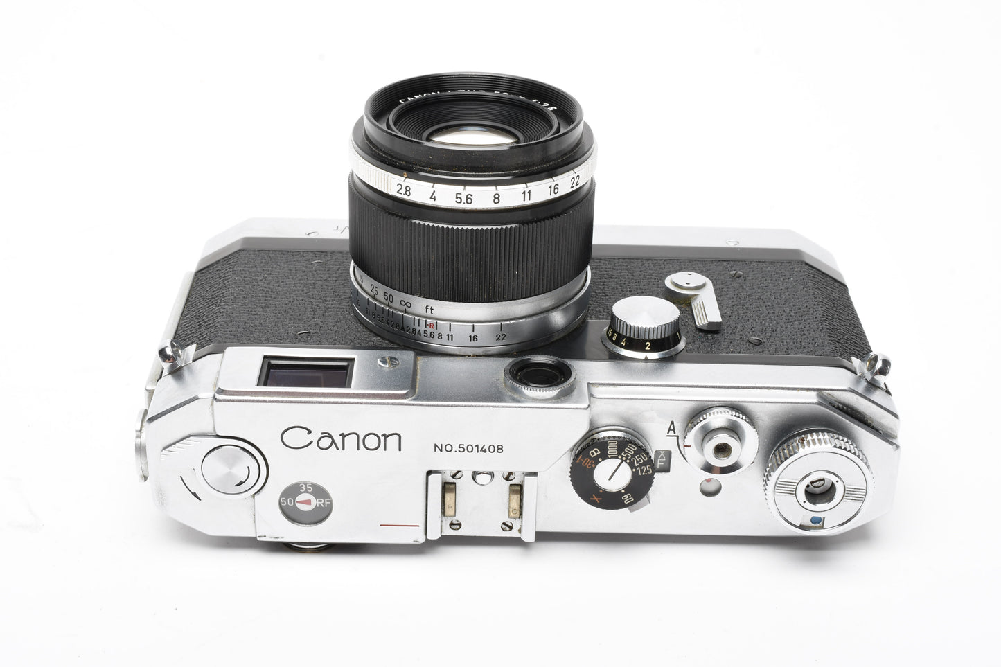 Canon Model VT 35mm Rangefinder camera 50mm f2.8 L39 Mount, Tested, Great!