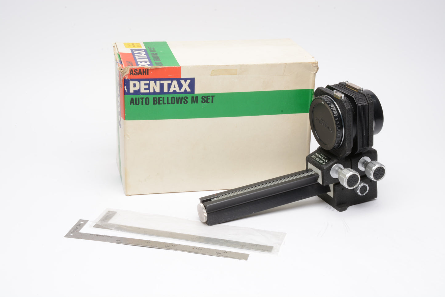 Pentax Auto Bellows M Set, Single rail, Very smooth and clean