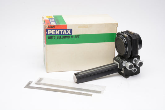 Pentax Auto Bellows M Set, Single rail, Very smooth and clean