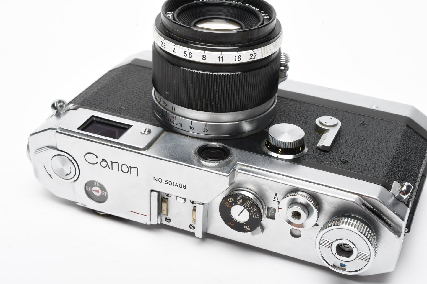 Canon Model VT 35mm Rangefinder camera 50mm f2.8 L39 Mount, Tested, Great!