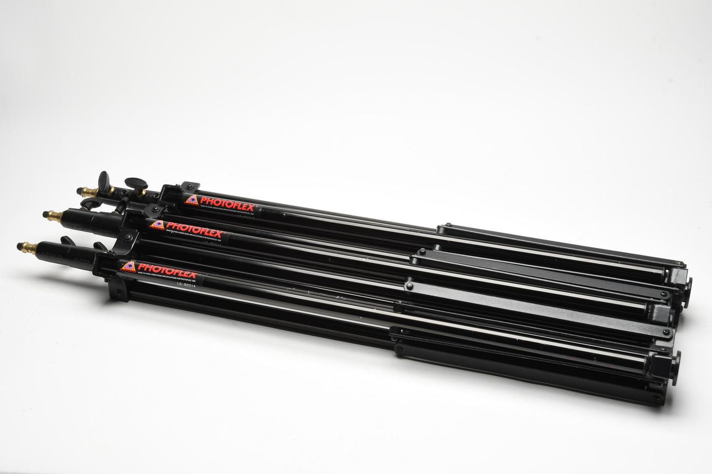 3X Photoflex LS-B2214 8' Medium Weight Lightstand, Case, Solid!