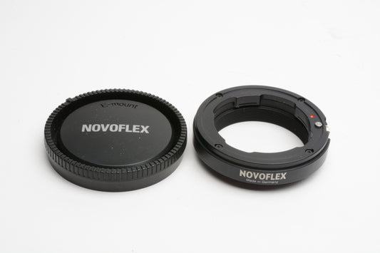 Novoflex NEX/LEM Adapter (Leica M Lens to Sony E Mount Camera) Very clean + cap