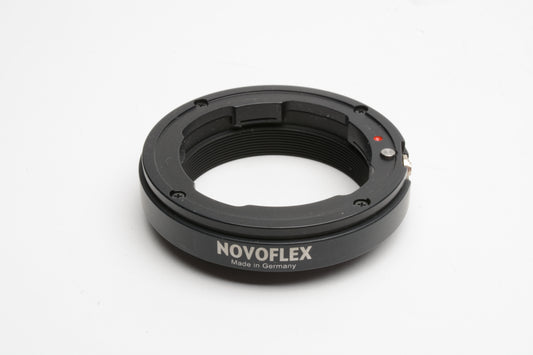 Novoflex NEX/LEM Adapter (Leica M Lens to Sony E Mount Camera) Very clean + cap