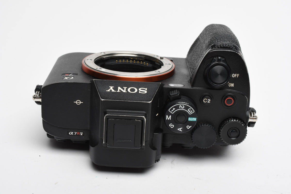 Sony A7R V Mirrorless body, 83K Acts, batt, charger, Fully tested, Good!