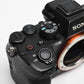 Sony A7R V Mirrorless body, 83K Acts, batt, charger, Fully tested, Good!