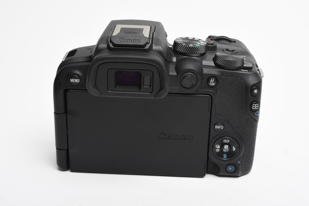 Canon EOS R10 Mirrorless Body w/Canon battery, charger, strap, ≤15,000 Acts