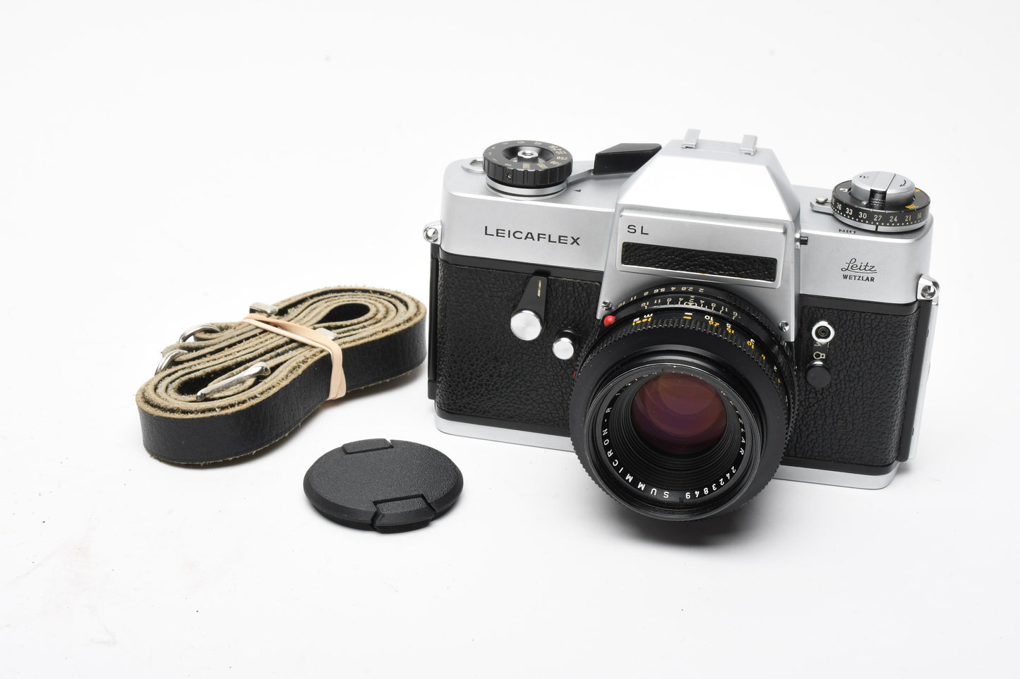 Leicaflex SL 35mm SLR Body w/Leica Summicron-R 50mm f2, Tested, Great!
