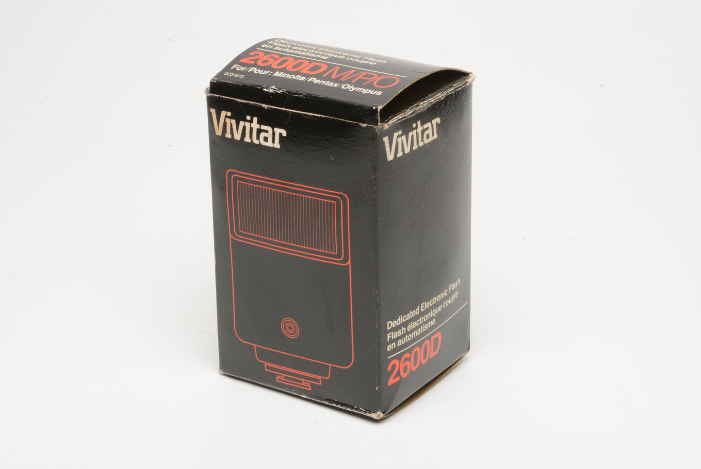 Vivitar 2600D MPO Flash, boxed (dedicated for Minolta, Pentax, Olympus)