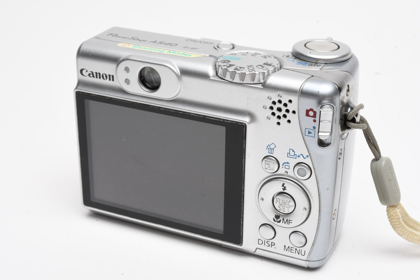 Canon Powershot A540 6MP Digital Point&Shoot Camera, strap, SD, Nice!