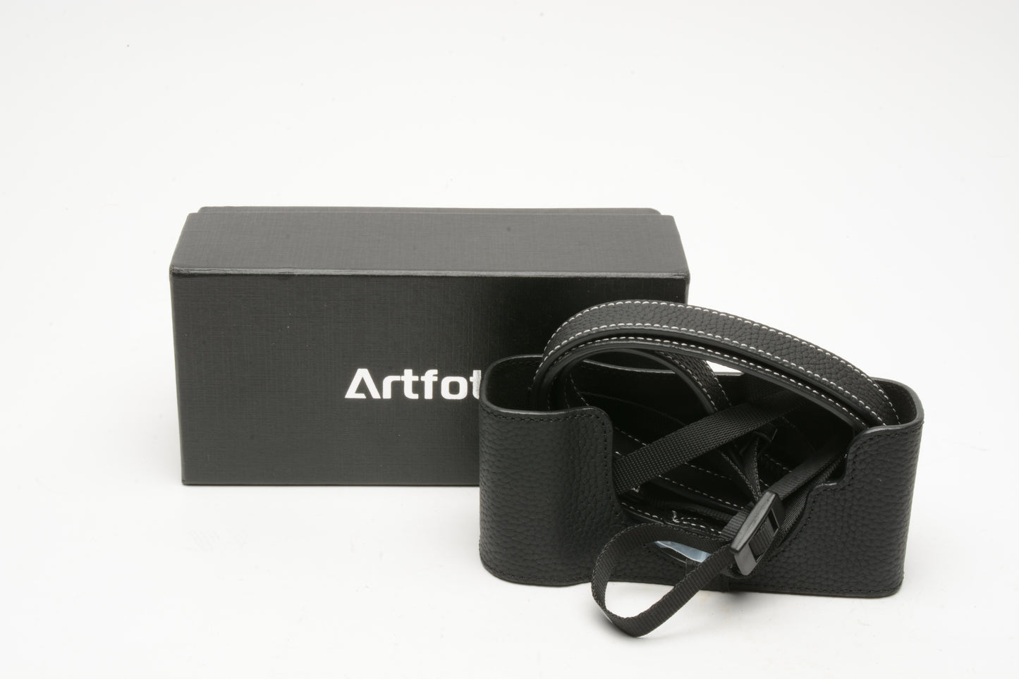 ArtFoto Contax G1 leather bottom case cover w/strap, NEW, Nice!