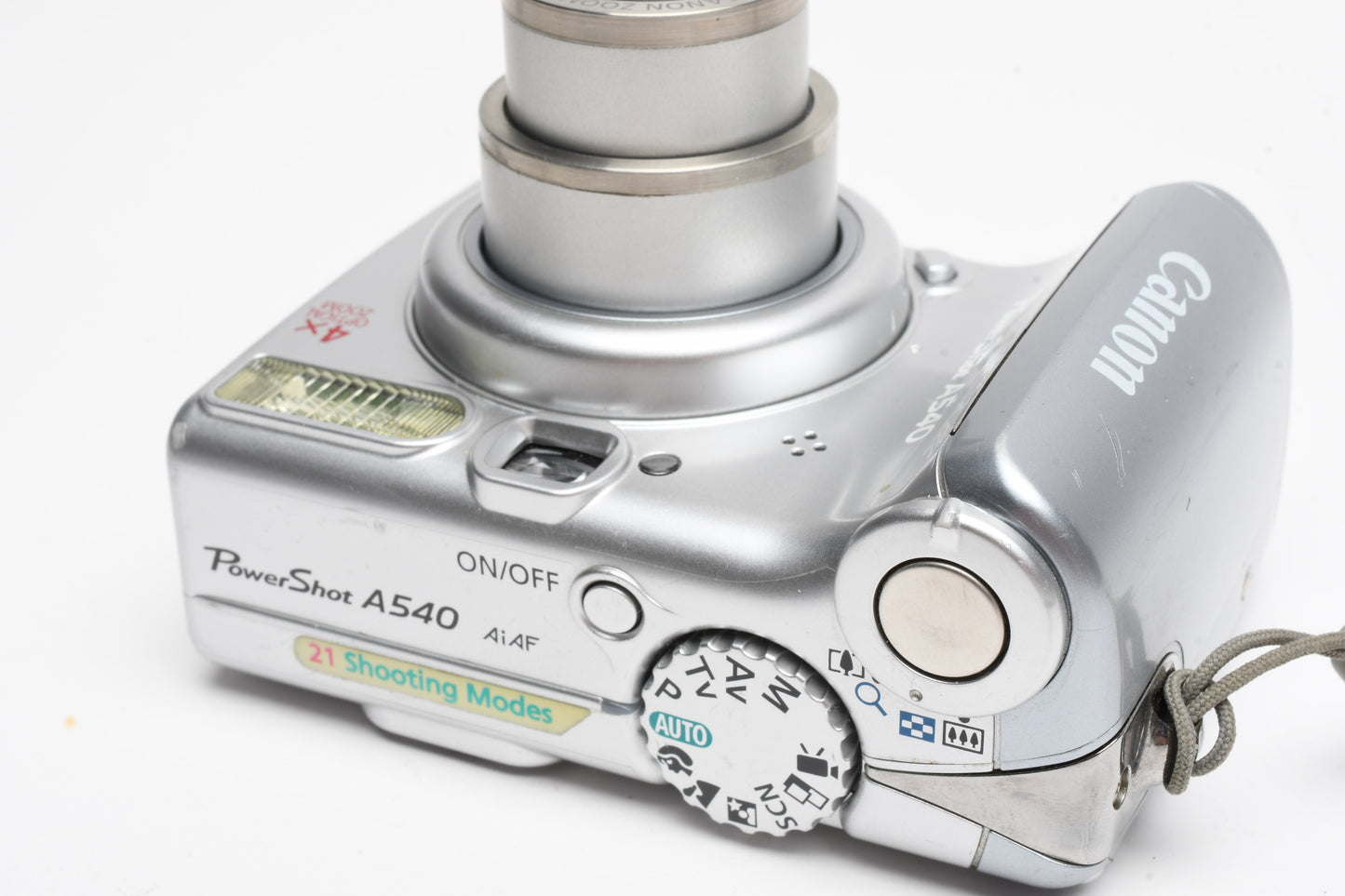 Canon Powershot A540 6MP Digital Point&Shoot Camera, strap, SD, Nice!