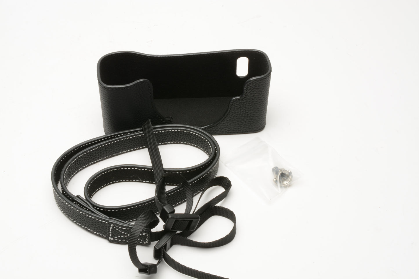 ArtFoto Contax G1 leather bottom case cover w/strap, NEW, Nice!