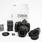 Nikon D3000 DSLR w/Nikkor AFS 18-55mm f3.5-5.6G VR Lens, Only 166 Acts