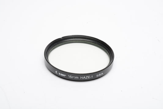 Canon 55mm UV haze filter in pouch / box, Very clean, genuine