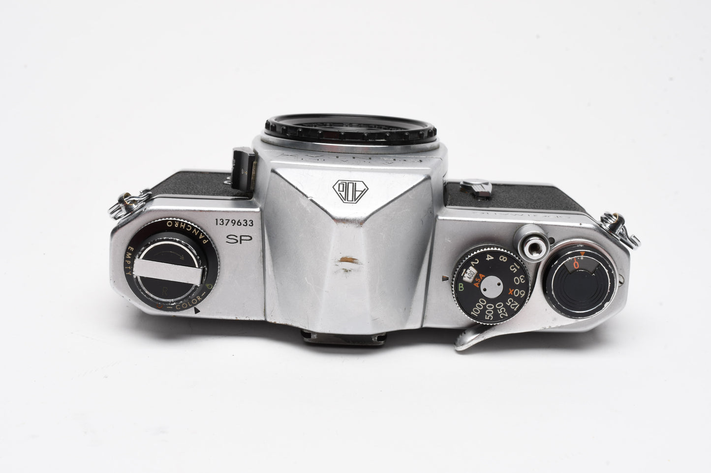 Pentax Spotmatic SP 1000 35mm SLR w/ cap, strap, new seals *FOR PARTS/REPAIR