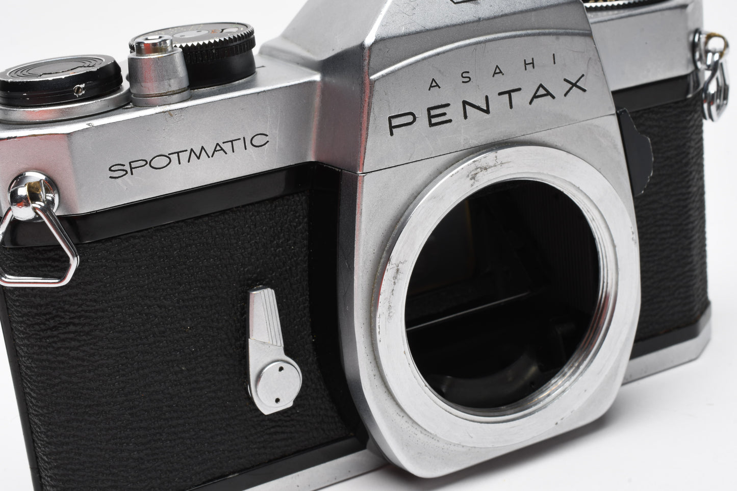 Pentax Spotmatic SP 1000 35mm SLR w/ cap, strap, new seals *FOR PARTS/REPAIR